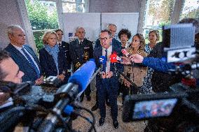 Bruno Retailleau Visit To Focused on Municipal Police - Sartrouville