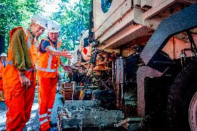 Queen Maxima Working Visit to Infra Sector - The Netherlands