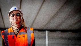 Queen Maxima Working Visit to Infra Sector - The Netherlands