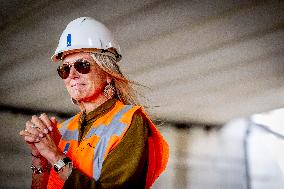 Queen Maxima Working Visit to Infra Sector - The Netherlands