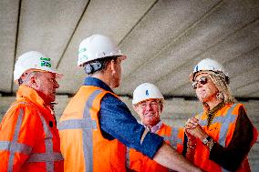 Queen Maxima Working Visit to Infra Sector - The Netherlands