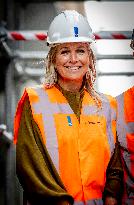 Queen Maxima Working Visit to Infra Sector - The Netherlands