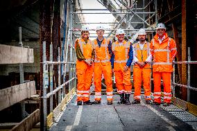 Queen Maxima Working Visit to Infra Sector - The Netherlands