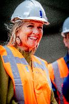 Queen Maxima Working Visit to Infra Sector - The Netherlands