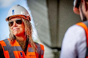 Queen Maxima Working Visit to Infra Sector - The Netherlands