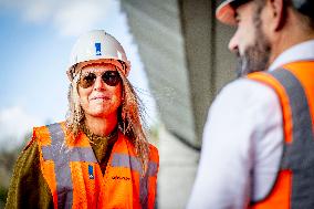Queen Maxima Working Visit to Infra Sector - The Netherlands
