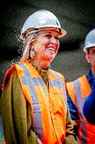 Queen Maxima Working Visit to Infra Sector - The Netherlands