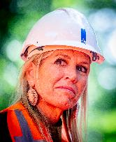 Queen Maxima Working Visit to Infra Sector - The Netherlands