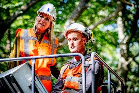 Queen Maxima Working Visit to Infra Sector - The Netherlands