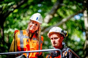 Queen Maxima Working Visit to Infra Sector - The Netherlands