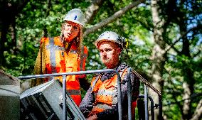 Queen Maxima Working Visit to Infra Sector - The Netherlands