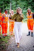 Queen Maxima Working Visit to Infra Sector - The Netherlands