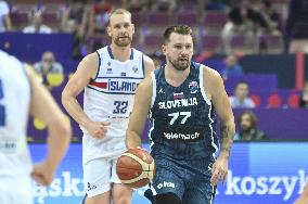 BASKET - Basket Internazionali - FIBA EuroBasket 2025 Iceland vs Slovenia