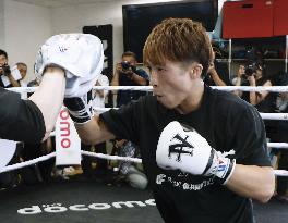 Boxing: Naoya Inoue opens training to media