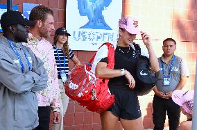Aryna Sabalenka with her boyfriend at the US Open - NYC