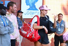 Aryna Sabalenka with her boyfriend at the US Open - NYC