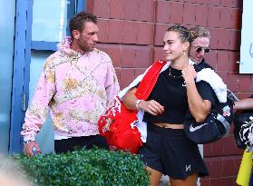 Aryna Sabalenka with her boyfriend at the US Open - NYC