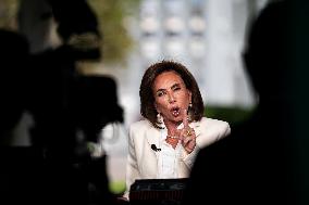 Jeanine Pirro During A Television Interview - DC