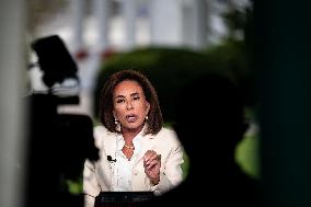 Jeanine Pirro During A Television Interview - DC