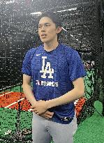 Baseball: Rehabbing Sasaki pitches against Triple-A team