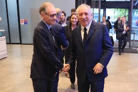 Exclusive - Francois Bayrou On RMC/BFMTV - Paris