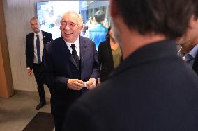 Exclusive - Francois Bayrou On RMC/BFMTV - Paris