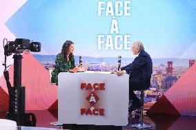 Exclusive - Francois Bayrou On RMC/BFMTV - Paris