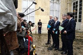 French PM Francois Bayrou Meets Les Republicains Leaders in Paris