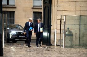 French PM Francois Bayrou Meets Les Republicains Leaders in Paris