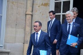 French PM Francois Bayrou Meets Les Republicains Leaders in Paris