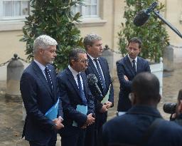 French PM Francois Bayrou Meets Les Republicains Leaders in Paris