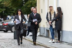 Teachers and emergency services unions protest