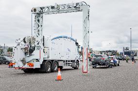 The mobile X-ray system for the Estonian Tax and Customs Board