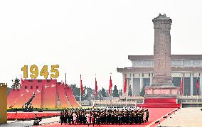 V-Day Commemorations Held In Beijing - Chin