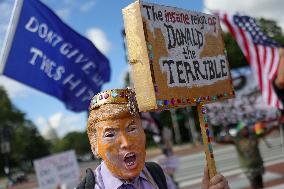 US Anti Trump Protest - Washington
