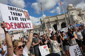 US Anti Trump Protest - Washington