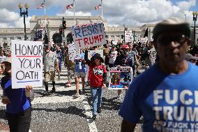 US Anti Trump Protest - Washington