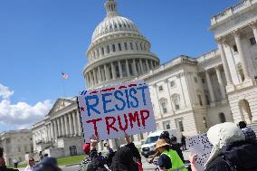US Anti Trump Protest - Washington