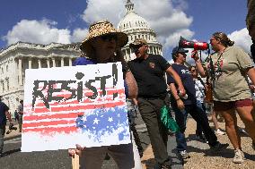 US Anti Trump Protest - Washington