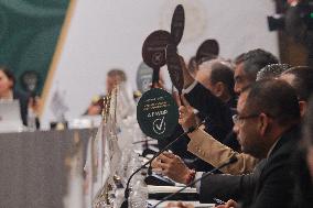 President Claudia Sheinbaum at National Public Security Council Meeting - Mexico City