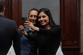 President Claudia Sheinbaum at National Public Security Council Meeting - Mexico City