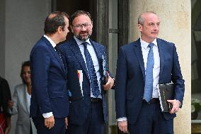 Council of Ministers at the Elysee Palace FA