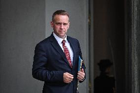 Council of Ministers at the Elysee Palace FA