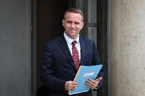 Council of Ministers at the Elysee Palace FA