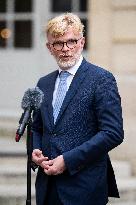Marc Fesneau Addresses Media After A Meeting With PM - Paris