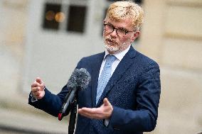 Marc Fesneau Addresses Media After A Meeting With PM - Paris