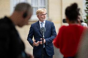 Marc Fesneau Addresses Media After A Meeting With PM - Paris