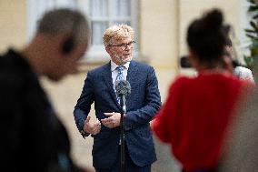 Marc Fesneau Addresses Media After A Meeting With PM - Paris