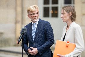 Marc Fesneau Addresses Media After A Meeting With PM - Paris
