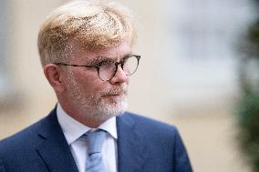 Marc Fesneau Addresses Media After A Meeting With PM - Paris